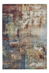 Concept Looms Lux Washable LUX05 Multicolour Washable Faux Rabbit Fur Abstract Rug, 2.30cm x 1.60cm