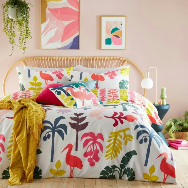 furn. Marula Tropical King Duvet Cover Set