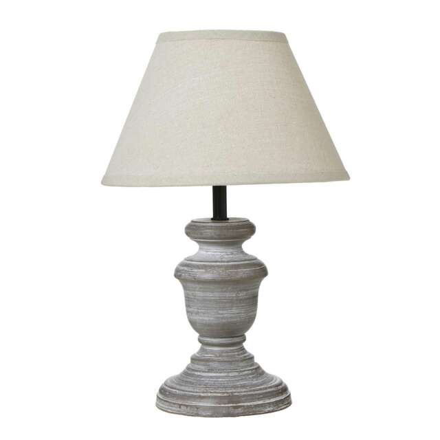 Hill Interiors Belluno Urn Table Lamp (UK Plug) - Grey - One Size