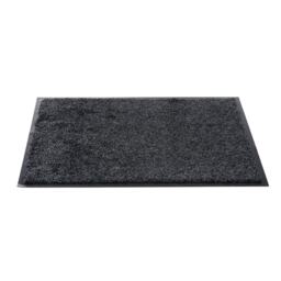 Sentry Barrington Cotton Washable Mat 16 x 24'' Charcoal - One Colour - One Size