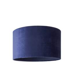 ValueLights Reni Medium Navy Velvet Pendant Shade Blue