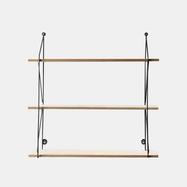 OHS 3 Tier Wooden Home Office Decor Storage Display Shelving - Natural