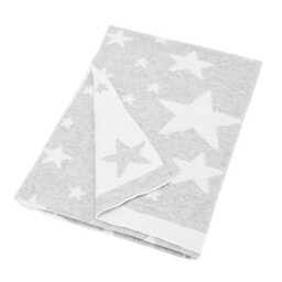 Walton & Co Grey Stars Baby Blanket