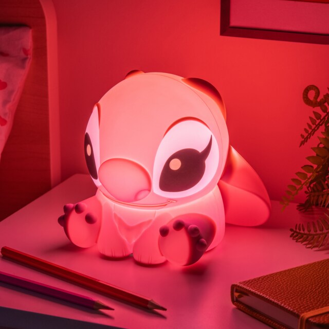 Disney Angel SquishyGlo Rechargeable Silicone Night Light, 14.5cm, Timer & 3 Brightness Levels, Official Disney Lamp, Paladone