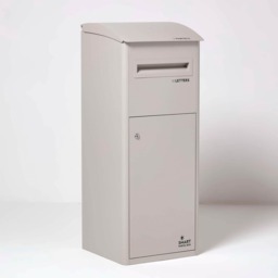Smart Parcel Box® Extra-Large Slanted Top Front Access Stone Cream 1