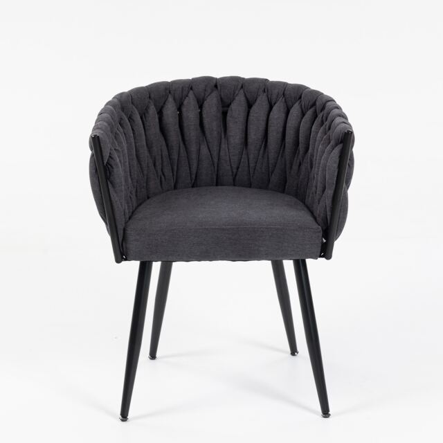 Aneta Fabric Accent Chairs - Set of 2