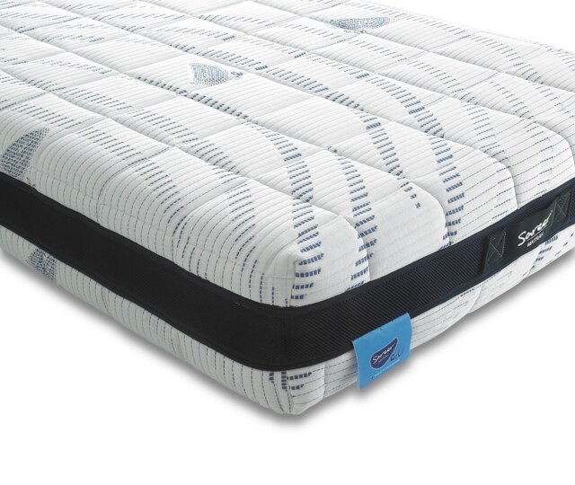 Sareer 6 Inch Gel Memory Foam Mattress 4FT White Small Double