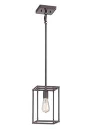 New Harbor 1 Light Ceiling Mini Pendant Western Bronze, E27