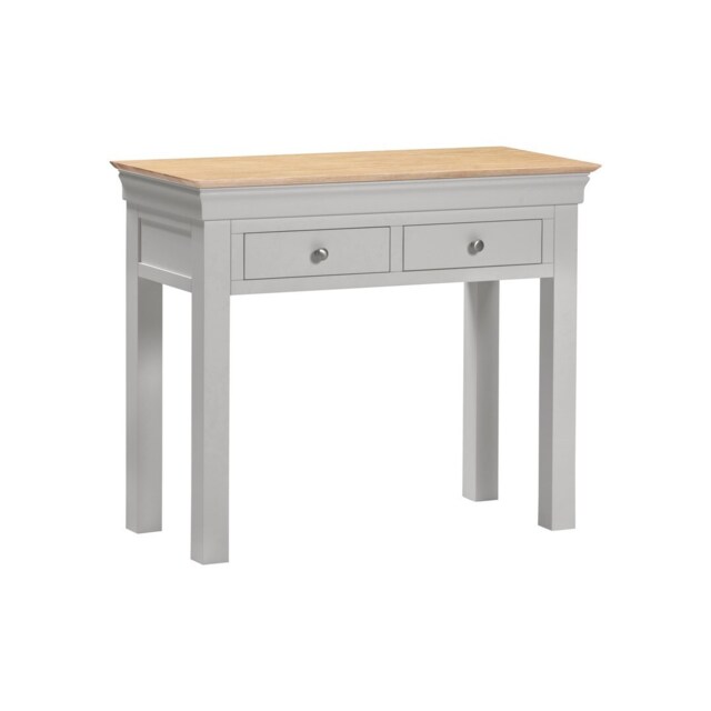 Bordeaux Indoor Console Table - L43 x W98 x H81 cm - Pebble Grey - Oak
