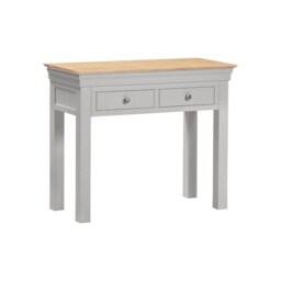 Bordeaux Indoor Console Table - L43 x W98 x H81 cm - Pebble Grey - Oak