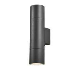 BHS Polo Outdoor Wall Light, Dark Grey