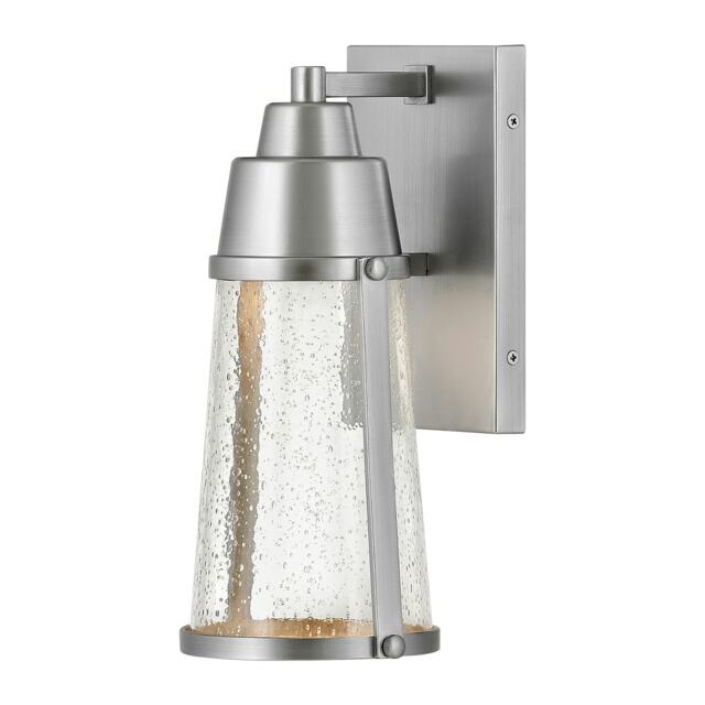 Hinkley Miles Outdoor Wall Lantern Painted Satin Nickel, IP44