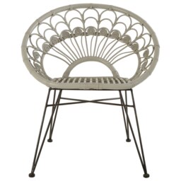 Orsina Manado Grey Natural Rattan Chair