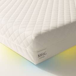 MHG Living Cot Bed Mattress Waterproof Anti-Allergy Baby Mattress Cover for Newborns - White - 120cmx60cm