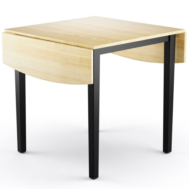 COSTWAY Folding Dining Table Drop Leaf Tables with Foot Pad