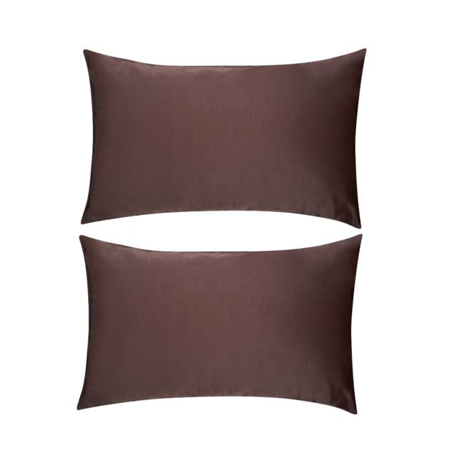 SMUG Satin Pillowcase Set - Mocha