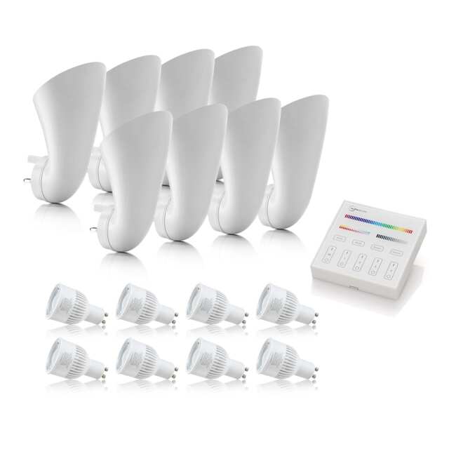 Auraglow Plugin Uplighter Smart Light Bundle White