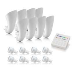 Auraglow Plugin Uplighter Smart Light Bundle White