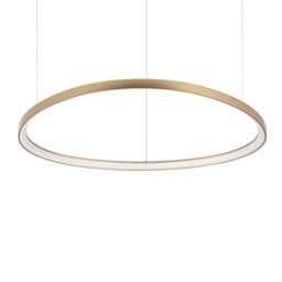 Gemini 105cm LED Integrated LED Pendant Ceiling Light Brass 2700K