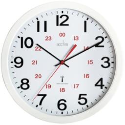 Acctim Controller White Clock White