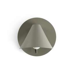 Noon Reading Wall Light Moss grey, Moss grey Shade E27