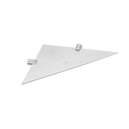 Cosmic Shower Corner Shelf with Screws and Durable Stainless Steel, Light Grey Multi 1