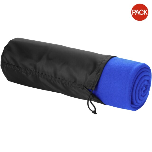Bullet Huggy Blanket And Pouch (Pack of 2) - Royal Blue - 155 x 120 cm