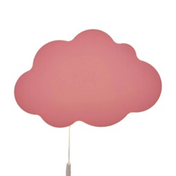 BHS Glow Kid's LED Cloud Wall Light, Pink