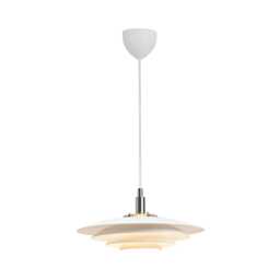 Nordlux Bretagne Indoor Pendant Light White Metal G9 Layered Shades - Mains Powered, IP20