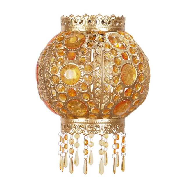 ValueLights Bazaar Moroccan Gold Shade Acrylic Droplets