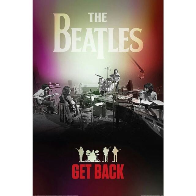 The Beatles Get Back Poster - Multicoloured - 91cm x 61cm Multi