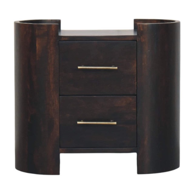 Artisan Furniture Solid Wood Valencia Two-Drawer Bedside Table