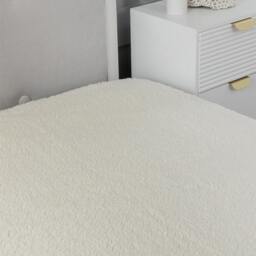 12 Inch Deep Super Soft Feel Cosy Fleece Mattress Protector Underblanket Fitted Sheet White Double
