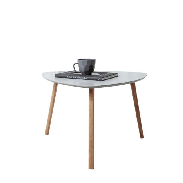 Malme Extra Large Outdoor Side Table for Balcony & Patio in Chalk Grey White Light Grey Extra Large 1