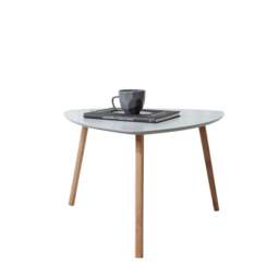Malme Extra Large Outdoor Side Table for Balcony & Patio in Chalk Grey White Light Grey Extra Large 1