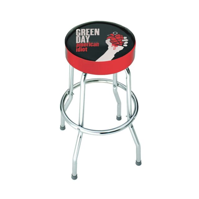 Rocksax Green Day Bar Stool - American Idiot Black