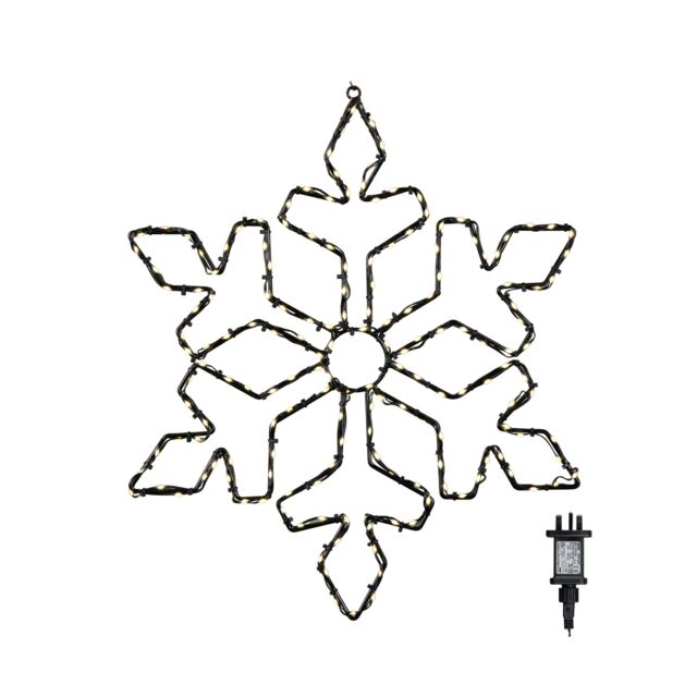 50cm x 44cm Light up FlexiBrights Christmas Snowflake with 165 Warm White LEDs