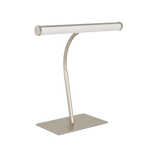 EGLO Riccione LED Tuneable White Desk Lamp, Satin Nickel