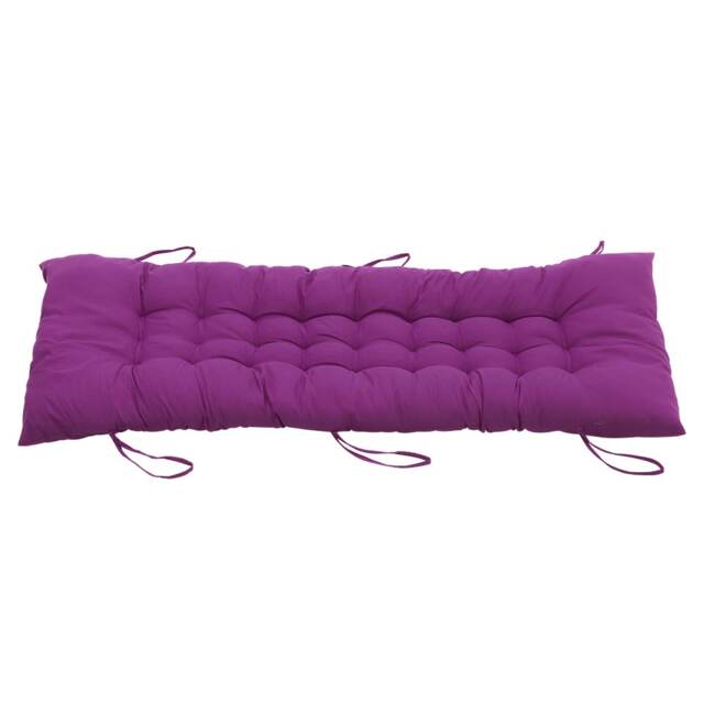 Living and Home Thick Chaise Lounge Chair Cushion, Dark Purple-125cm Purple