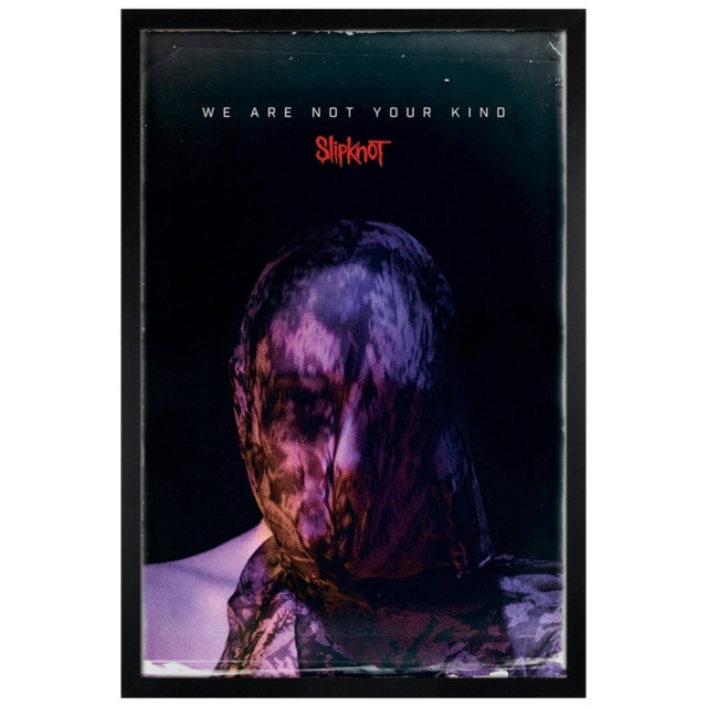 Black Wooden Framed Slipknot (We Are Not Your Kind) Maxi Poster Multi