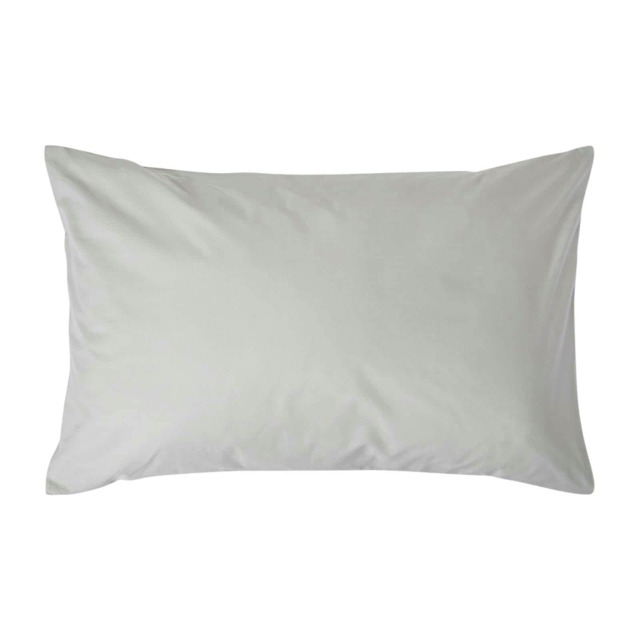Homescapes Silver Grey Egyptian Cotton Housewife Pillowcase 200 TC - Standard Size