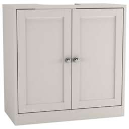 Under Sink Full Pedestal Basin Cabinet Cupboard Bathroom Storage Unit White 1