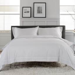 Southport 100% Cotton Duvet Cover Set with Cuffed Finish – Soft, Breathable, Premium Quality Bedding Grey Grey King