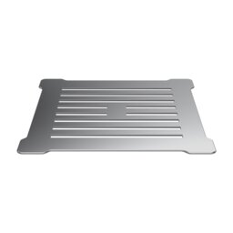 Balterley Resin Slimline Shower Tray Grill Waste with Trap & Top, Fast Flow Design Silver Chrome 1