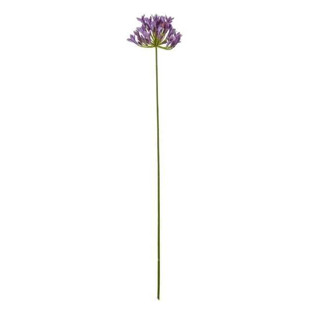 Hill Interiors Agapanthus Artificial Flower Spray - Lilac - One Size