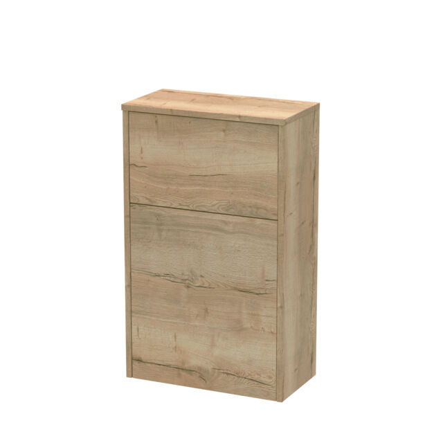 Balterley Edge/Power Floor Standing WC Toilet Unit (Pan & Cistern Not Included) - Woodgrain Autumn Oak - Balterley Brown Halifax Oak 260 x 502 x 821mm 1