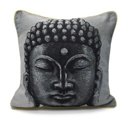 Tapestry Filled Scatter Cushion - 43cm x 43cm Multi Buddha