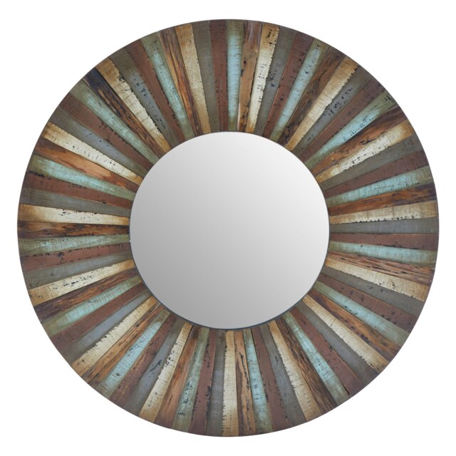 Eternal Wooden Wall Mirror Multi