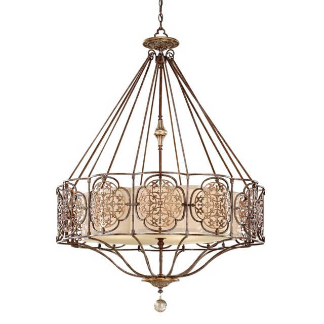 Marcella 4 Light Round Pendant British Bronze Finish, E27