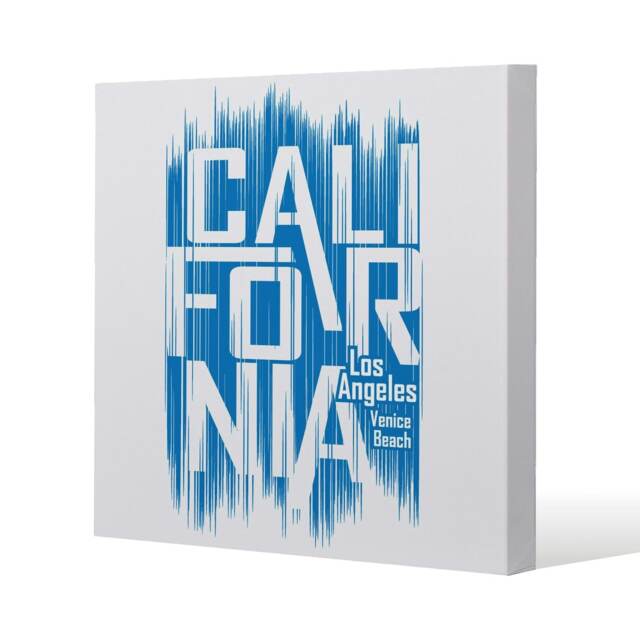 California Venice Beach (Canvas Print) Cream